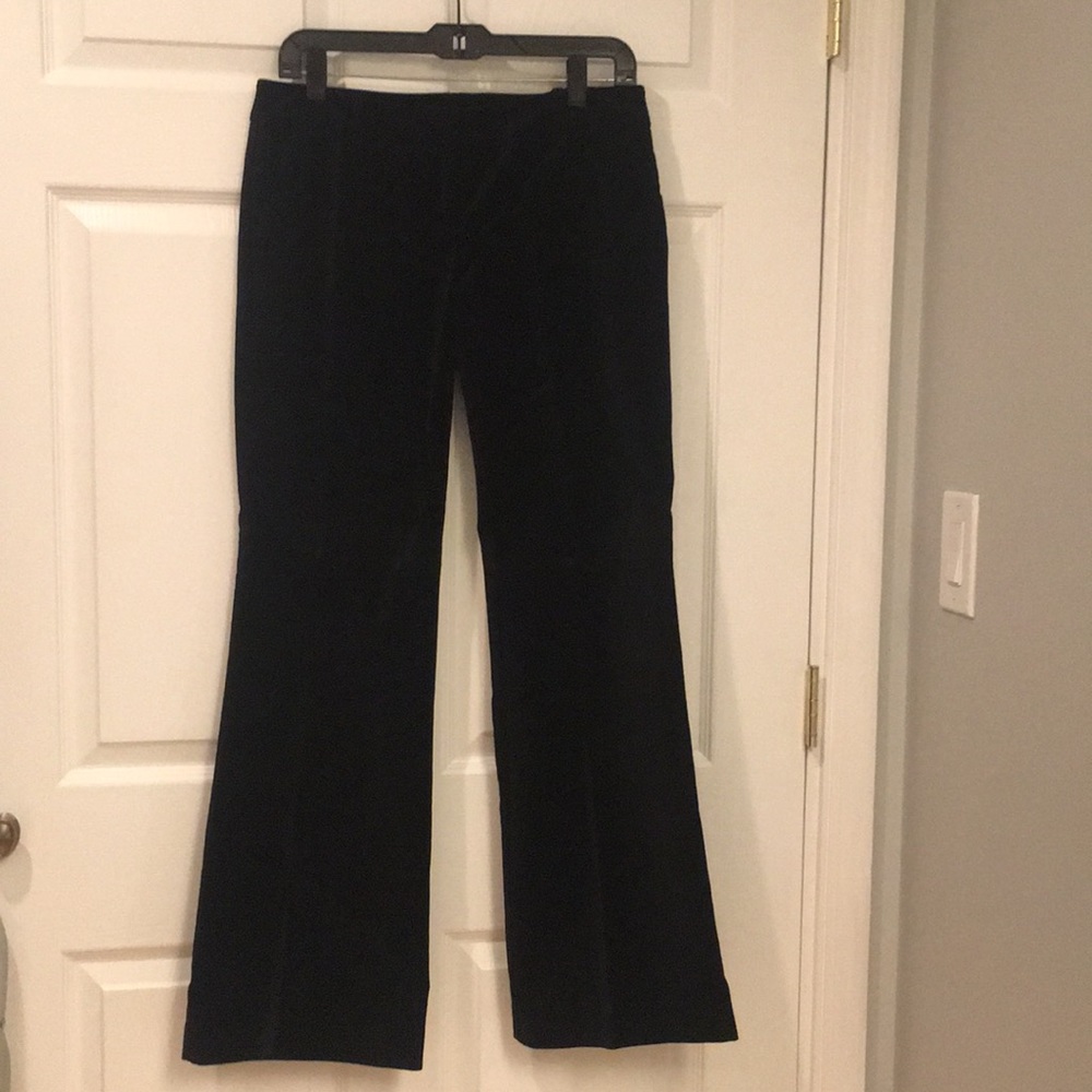 New York & Company Velvet Black Pants